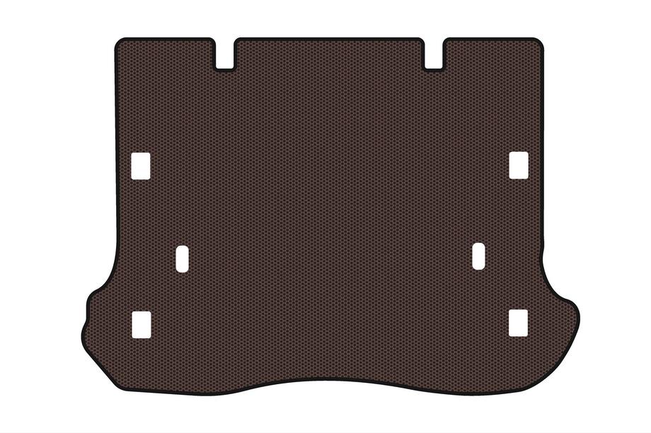 Jeep Grand Cherokee WK 2004–2010 Rubberen kofferbakmat Carsuit V-2 (Bruin) Foto 1