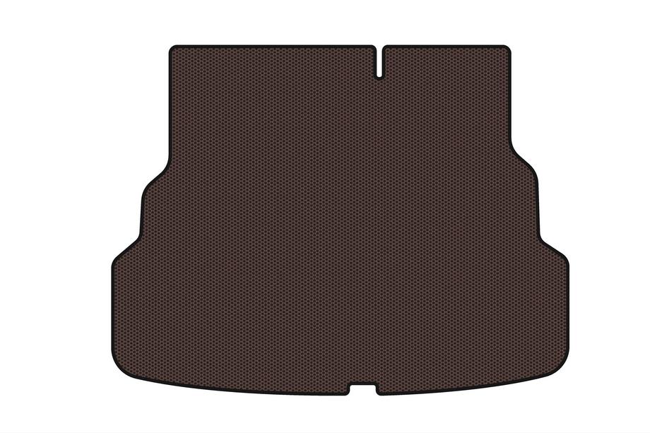 Kia Rio 2012–2017 Rubberen kofferbakmat Carsuit V2 (SD, bruin) Foto 1