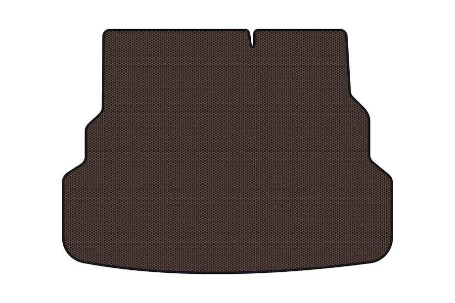 Kia Rio 2012–2017 Rubberen kofferbakmat Carsuit V1 (SD, bruin) Image