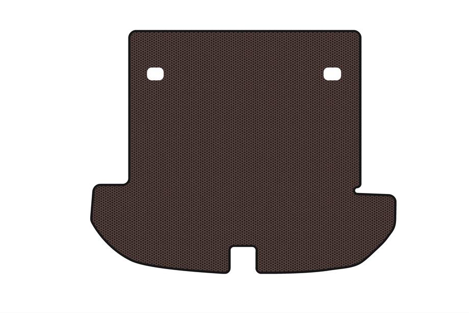 Kia Sorento III UM 2014–2020 Rubberen kofferbakmat Carsuit (7-zits, bruin) Foto 1