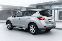Nissan Murano 2008–2014 Rainbow zijtreden (set van 2, aluminium) foto 1