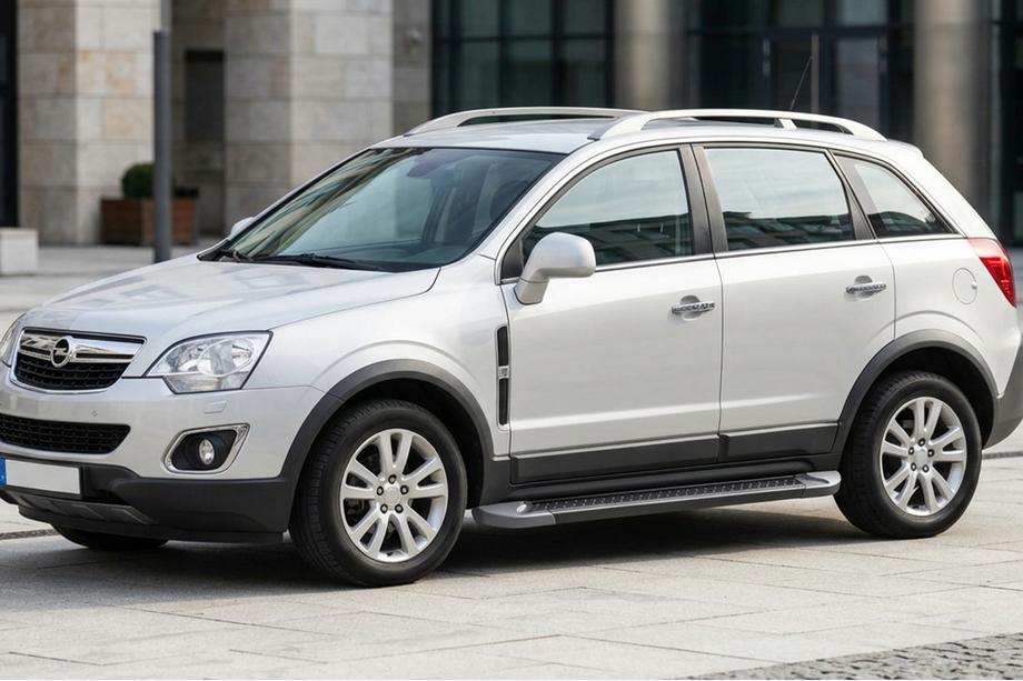 Opel Antara 2006–2017 Allmond Black side steps (2 st., aluminium) 2007-2015 Image