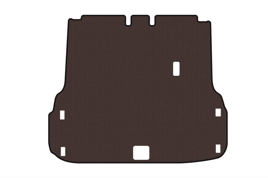 Nissan Pathfinder R52 2012–2021 Rubberen kofferbakmat Carsuit (Bruin) Foto 1
