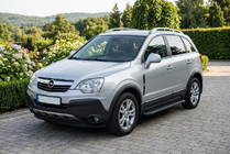 Opel Antara 2006–2017 Bosphorus Black side steps (2 st., aluminium) 2007-2015 foto 1