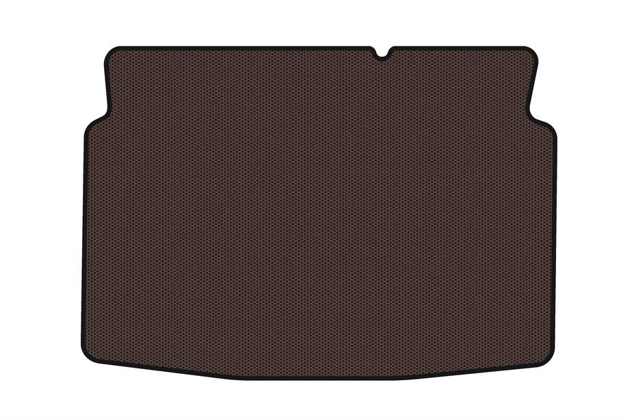 Peugeot 207 2006–2014 Rubberen kofferbakmat Carsuit (HB, 5-deurs, bruin) Image