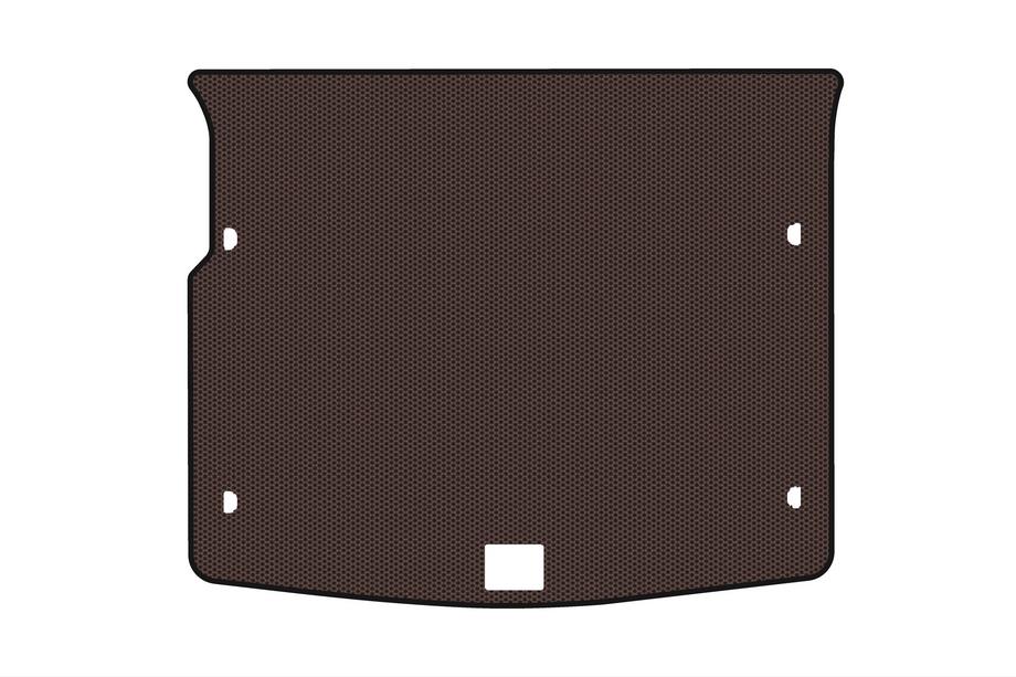 Porsche Cayenne 2003–2010 Rubberen kofferbakmat Carsuit V1 (Bruin) Foto 1