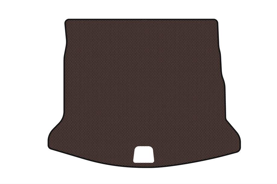 Renault Espace 2014– Rubberen kofferbakmat Carsuit (5-zits, bruin) Foto 1