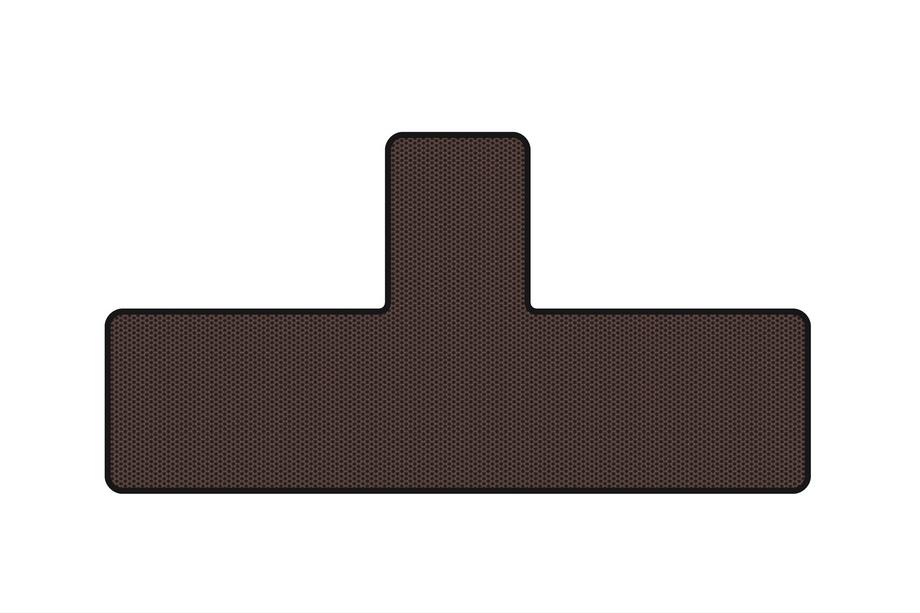 Renault Kangoo 2008–2020 Rubberen kofferbakmat Carsuit (5-deurs/7-zits, bruin) Foto 1