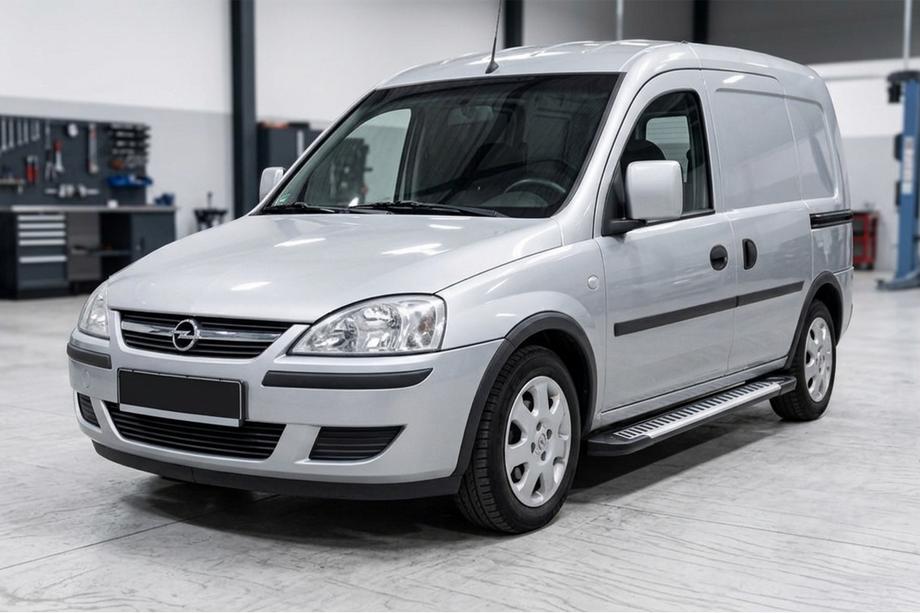 Opel Combo 2002–2012 Side steps Line (2 stuks, aluminium) Image