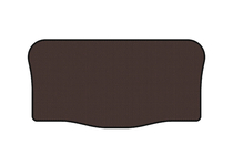 Toyota Aygo 2007–2014 Rubberen kofferbakmat Carsuit (2007-2009, HB, 3-deurs, bruin) foto 1