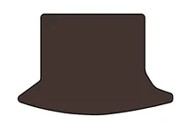 Toyota Verso 2009–2018 Rubberen kofferbakmat Carsuit (7-zits, bruin) foto 1