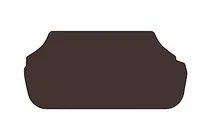 Audi A6 C4 1994–1997 Rubberen kofferbakmat Carsuit (Sedan, bruin) foto 1