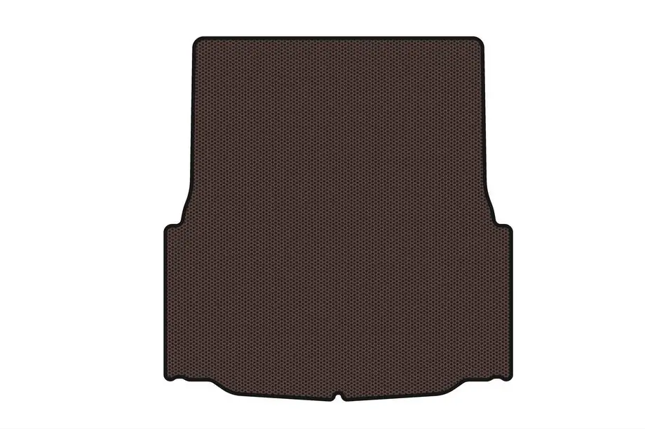 BMW 3 Serie E46 1998–2006 Rubberen kofferbakmat Carsuit (SD, bruin) Foto 1