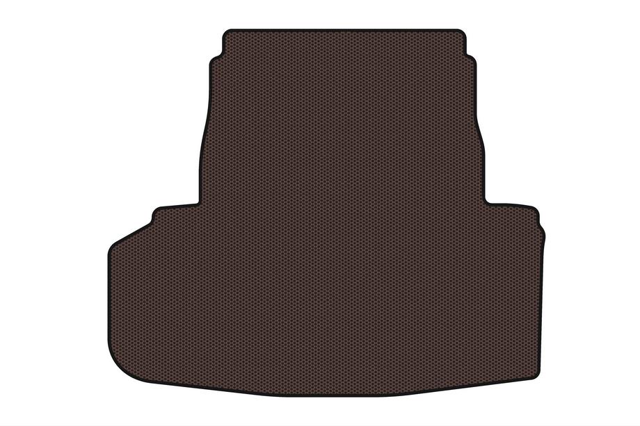 BMW 5 Serie E60/E61 2003–2010 Rubberen kofferbakmat Carsuit (voor E60, bruin) Foto 1