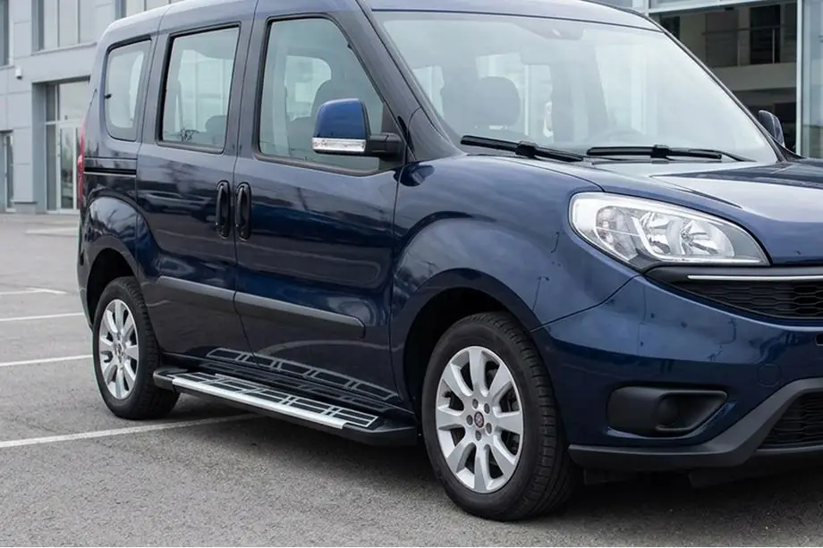 Opel Combo 2012–2018 Sunrise side steps (2 stuks, aluminium) Image