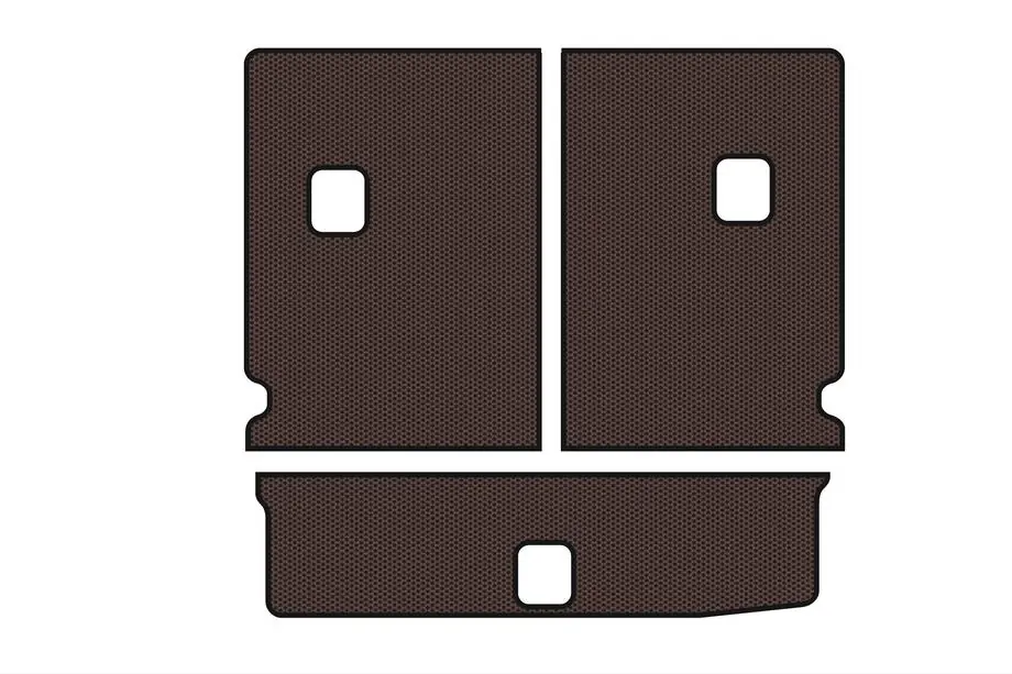 Chevrolet Orlando 2010–2018 Rubberen kofferbakmat Carsuit V-1 (Bruin) Image