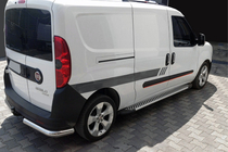 Opel Combo 2012–2018 Side steps Line (2 stuks, aluminium) foto 1