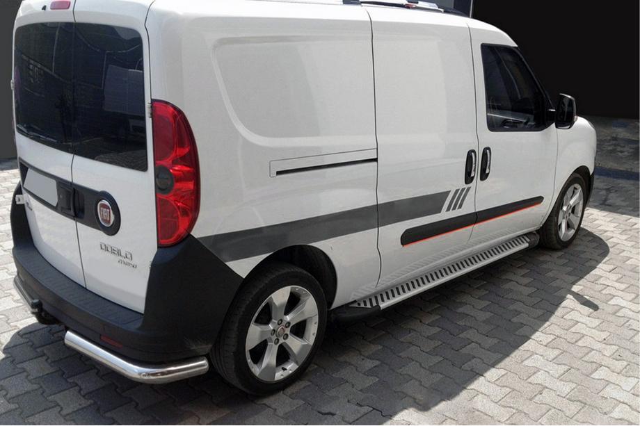 Opel Combo 2012–2018 Side steps Line (2 stuks, aluminium) Image