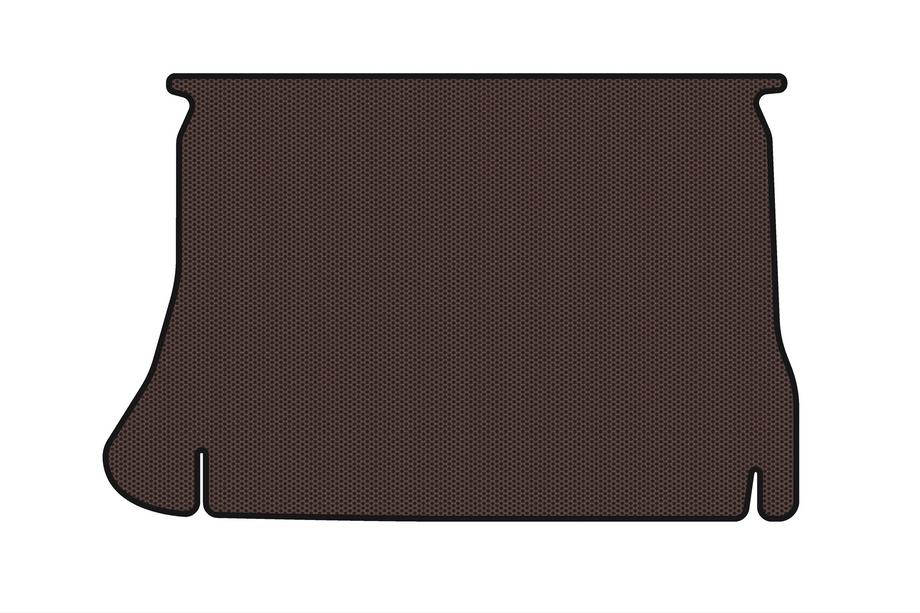 Daewoo Lanos 1998–2017 Rubberen kofferbakmat Carsuit (HB, bruin) Foto 1