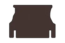 Daewoo Nexia 1995–2016 Rubberen kofferbakmat Carsuit (SD, 1998-2008, bruin) foto 1