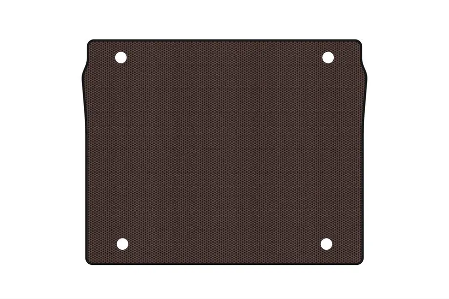 Fiat Doblo II 2010–2022 Rubberen kofferbakmat Carsuit (5-zits/korte wielbasis, bruin) Image