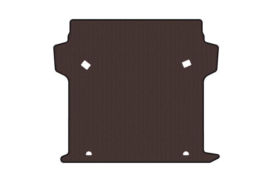 Fiat Doblo II 2010–2022 Rubberen kofferbakmat Carsuit (Bruin) Image