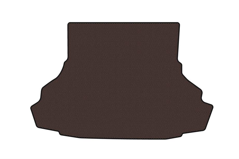 Ford Mustang 2015–2023 Rubberen kofferbakmat Carsuit (2015-2017, Cabriolet, USA, bruin) Foto 1