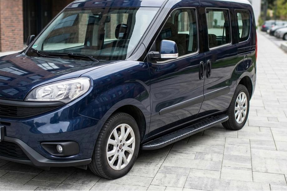 Opel Combo 2012–2018 Bosphorus Black side steps (2 st., aluminium) Image