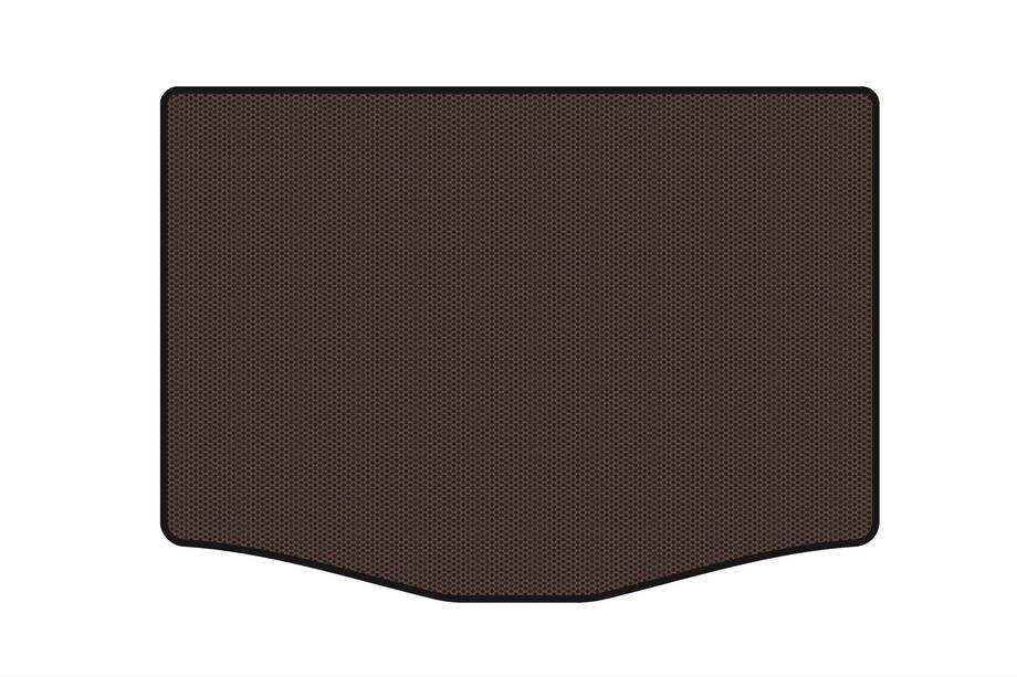 Honda FIT/Jazz 2009–2013 Rubberen kofferbakmat Carsuit (HB, 5-deurs, bruin) Foto 1