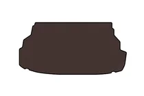 Hyundai Grandeur 2005–2011 Rubberen kofferbakmat Carsuit (SD, bruin) foto 1