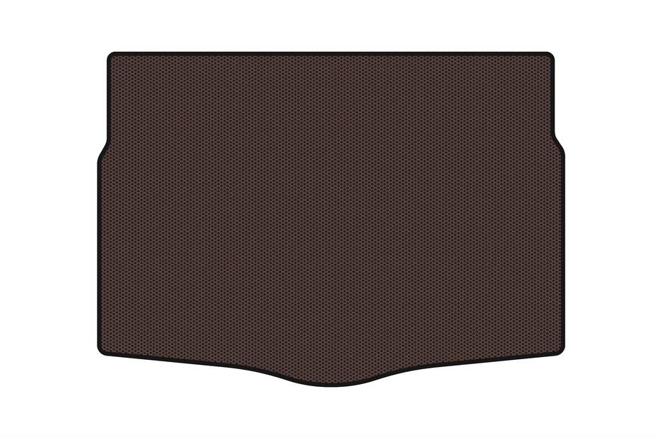 Hyundai I-30 2012–2017 Rubberen kofferbakmat Carsuit (HB, 5-deurs, bruin) Foto 1