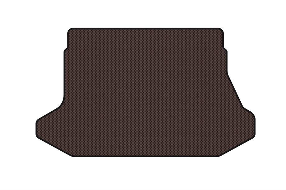 Kia Cerato 1 2004–2009 Rubberen kofferbakmat Carsuit (HB, bruin) Foto 1