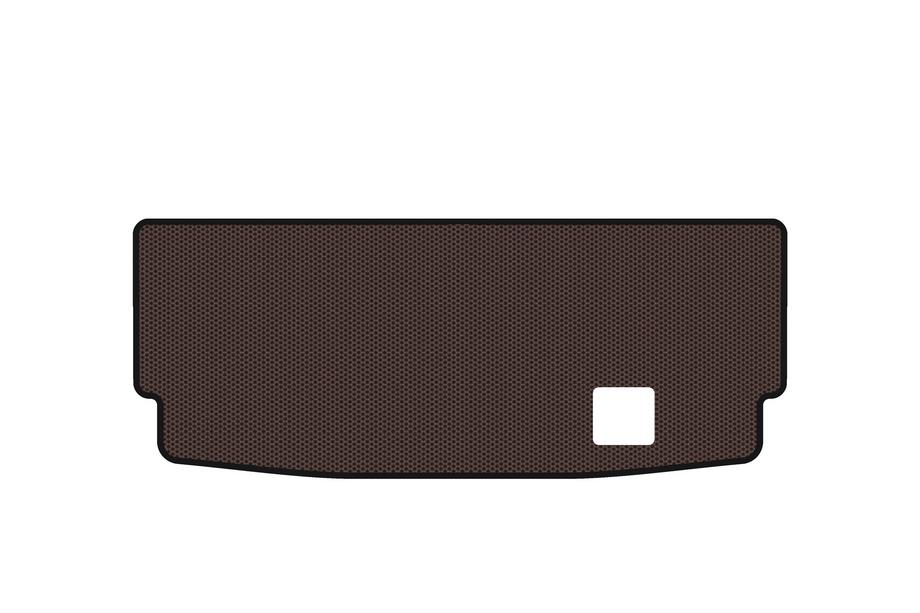 Mercedes GL-klasse X164 2006–2012 Rubberen kofferbakmat Carsuit (7-zitter met 3e zitrij rechtop, bruin) Foto 1