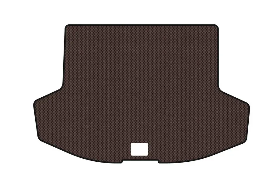 Mitsubishi Lancer X 2008– Rubberen kofferbakmat Carsuit (HB, bruin) Foto 1