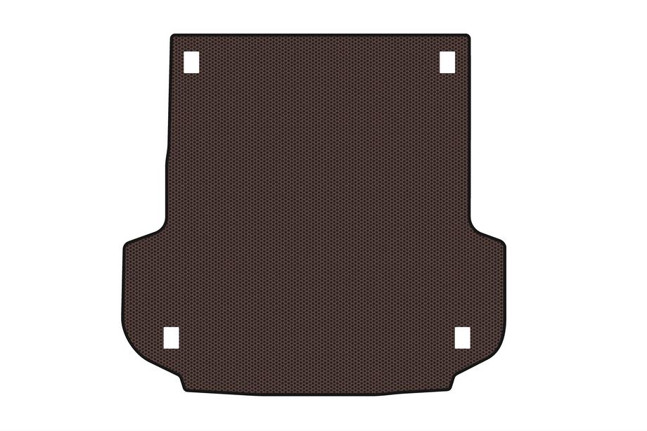 Mitsubishi Pajero Sport 2015– Rubberen kofferbakmat Carsuit (Bruin) Foto 1