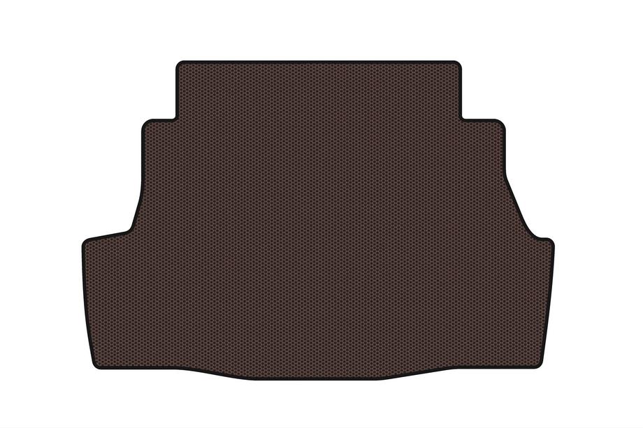 Nissan Almera B10 Classic 2006–2012 Rubberen kofferbakmat Carsuit (SD, bruin) Image