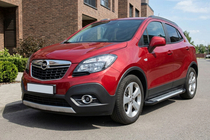 Opel Mokka 2012–2021 Side steps Line (2 stuks, aluminium) foto 1