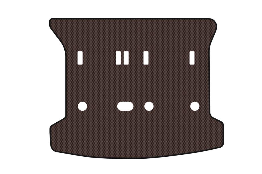 Peugeot 307 2001–2008 Rubberen kofferbakmat Carsuit (SW, bruin) Image