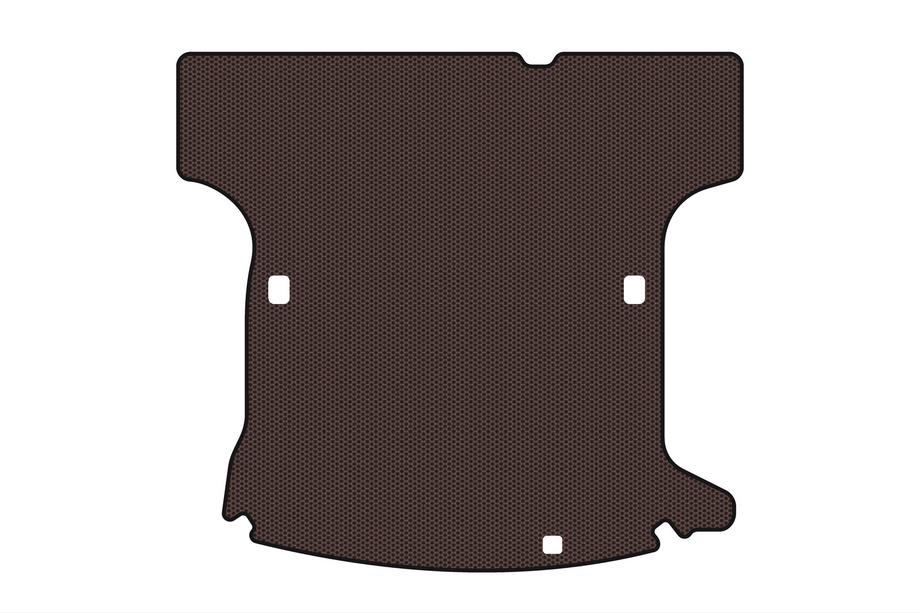Renault Logan I 2005–2008 Rubberen kofferbakmat Carsuit (2005-2009, SW, 5-zits, bruin) Foto 1
