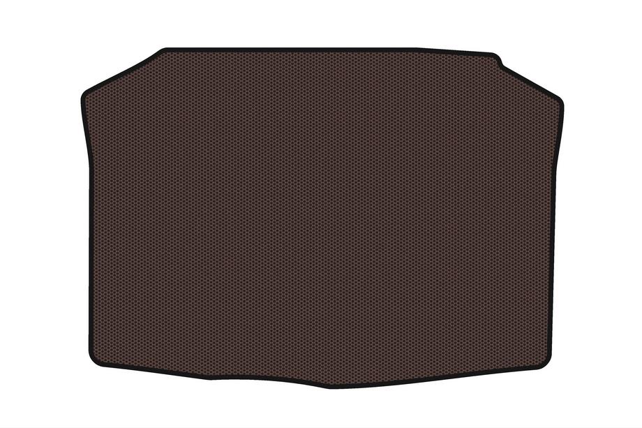 Skoda Fabia 2000–2007 Rubberen kofferbakmat Carsuit (HB, bruin) Foto 1