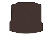 Skoda Rapid 2012–2019 Rubberen kofferbakmat Carsuit (LiftBack, bruin) foto 1