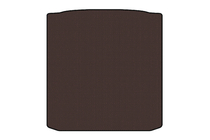 Skoda Superb 2009–2015 Rubberen kofferbakmat Carsuit (enkele dubbele bodem, SW, bruin) foto 1