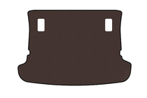 Toyota Corolla Verso 2004–2009 Rubberen kofferbakmat Carsuit (7-zits, bruin) foto 1