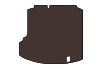 Volkswagen Jetta 2006–2011 Rubberen kofferbakmat Carsuit (SD, bruin) foto 1