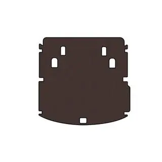 Rubberen kofferbakmat Carsuit V-1 (Bruin) foto 1