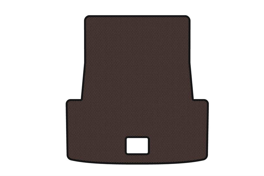 BMW 3-serie E90/E91 2005–2011 Rubberen kofferbakmat Carsuit V-2 (Voor E90, bruin) Foto 1