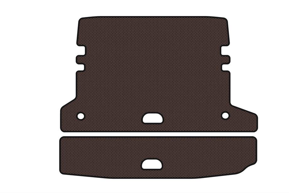 BMW 3 Serie F30/F31 2012–2019 Rubberen kofferbakmat Carsuit V-2 (voor F-31, bruin) Image