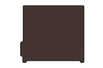 BMW X5 F15 2013–2018 Rubberen kofferbakmat Carsuit V-2 (Bruin) foto 1