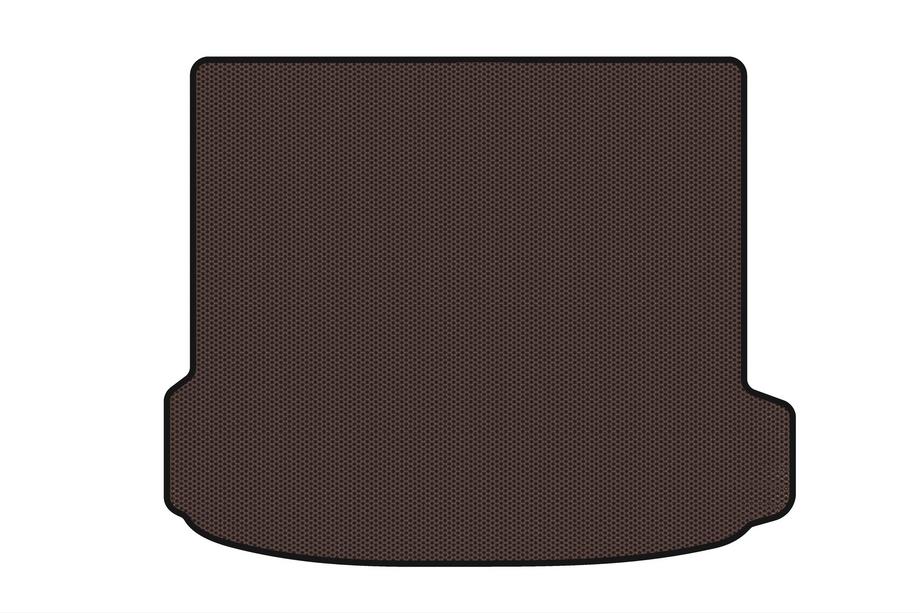 BMW X6 E71 2008–2014 Rubberen kofferbakmat Carsuit V-2 (Bruin) Image
