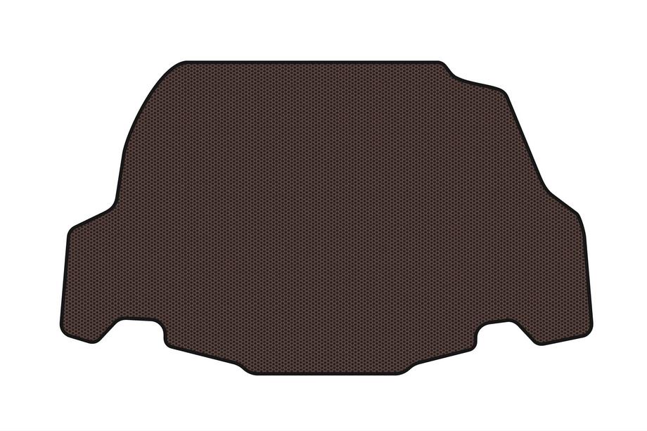 Ford Mustang 2005–2014 Rubberen kofferbakmat Carsuit (2009-2014, GT, Cabriolet, bruin) Image